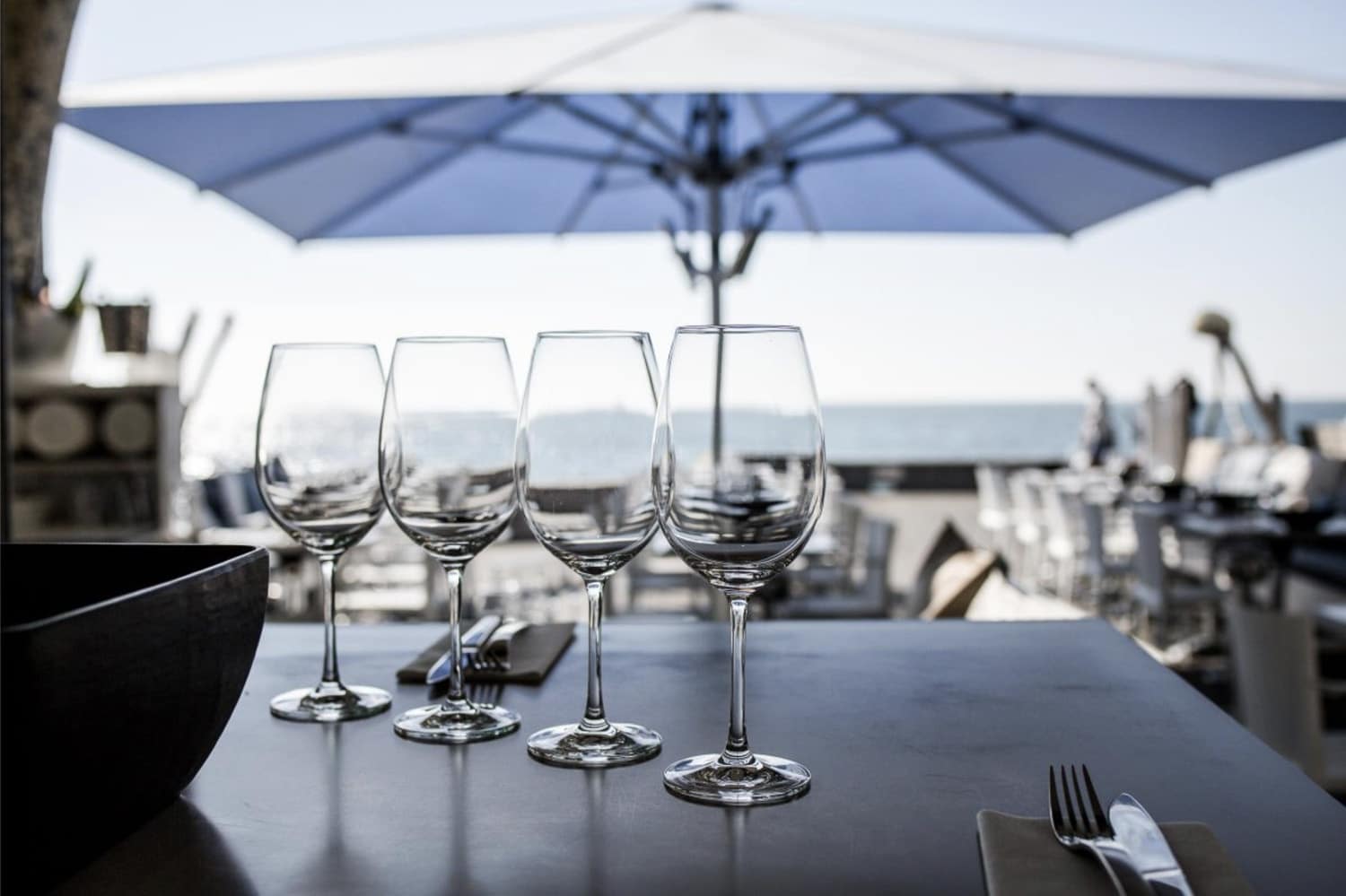 Déjeuner face à l'océan NINA Brasserie Capbreton